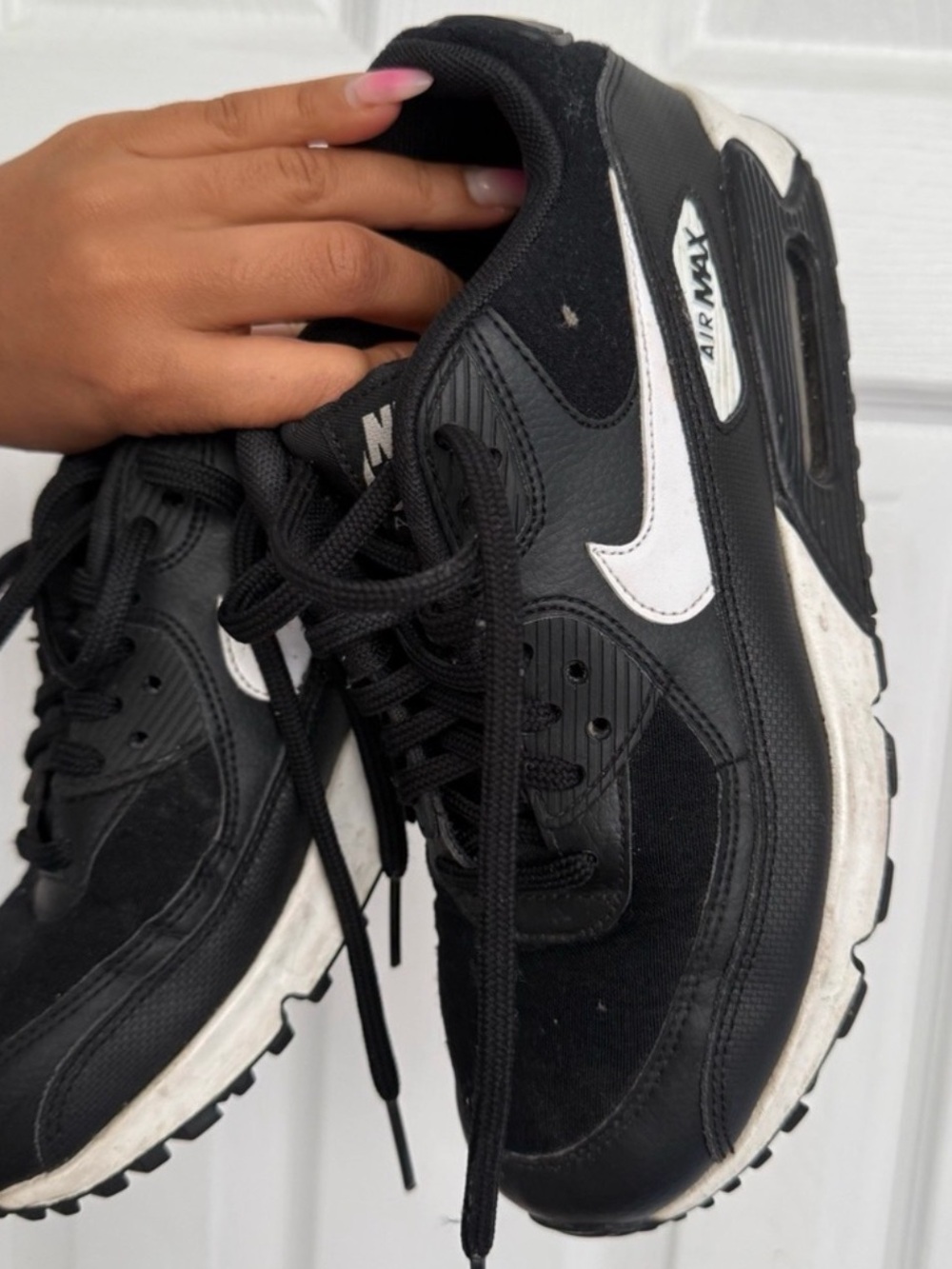Nike Black and White Air Max Sneakers
